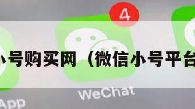 微信小号购买网（微信小号平台购买）